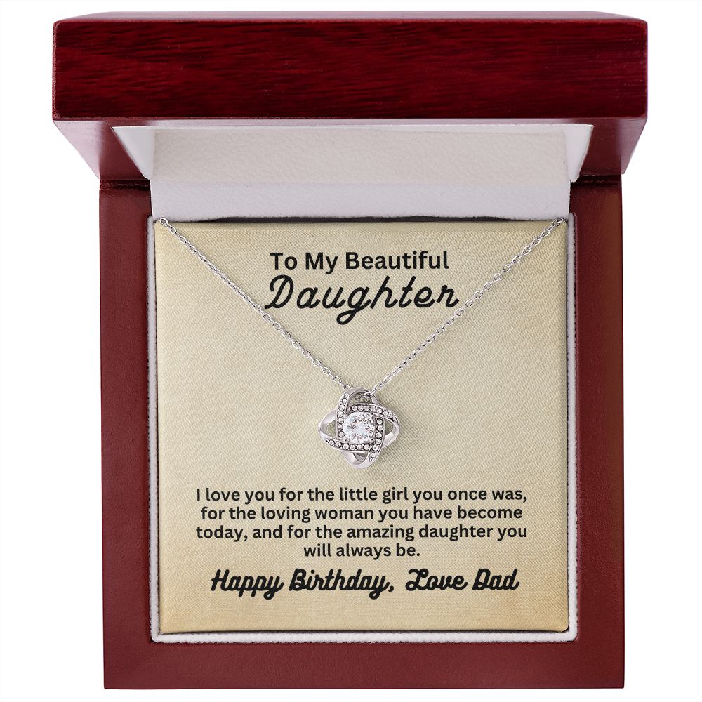 Birthday from Dad | Love Knot Necklace
