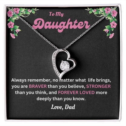 Forever Love Necklace | Dad to Daughter