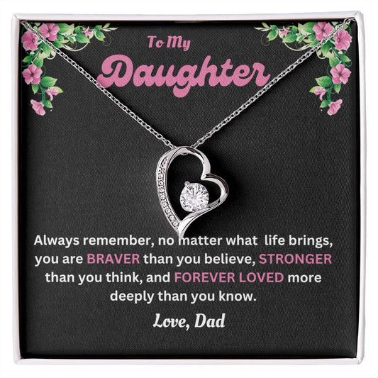 Forever Love Necklace | Dad to Daughter