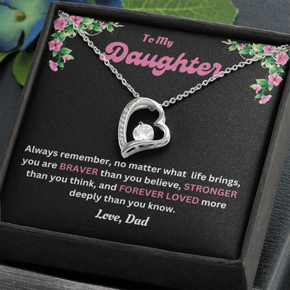 Forever Love Necklace | Dad to Daughter