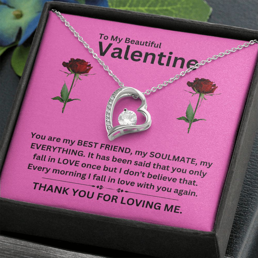 Forever Love Necklace | Valentine pink