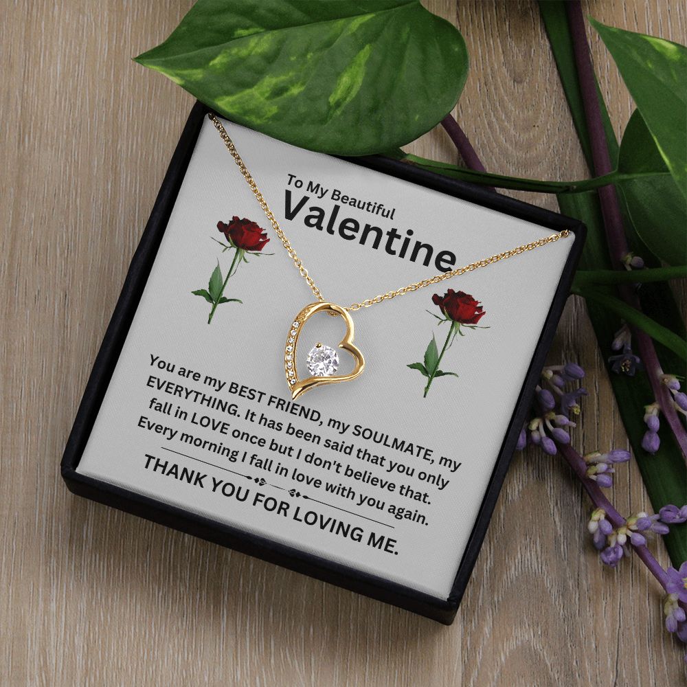 Forever Love Necklace | Valentine gray