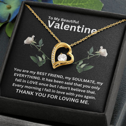 Forever Love Necklace | Valentine black